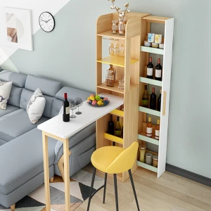 Diy storage corner cabinet wine tall storage cabinet living room furniture