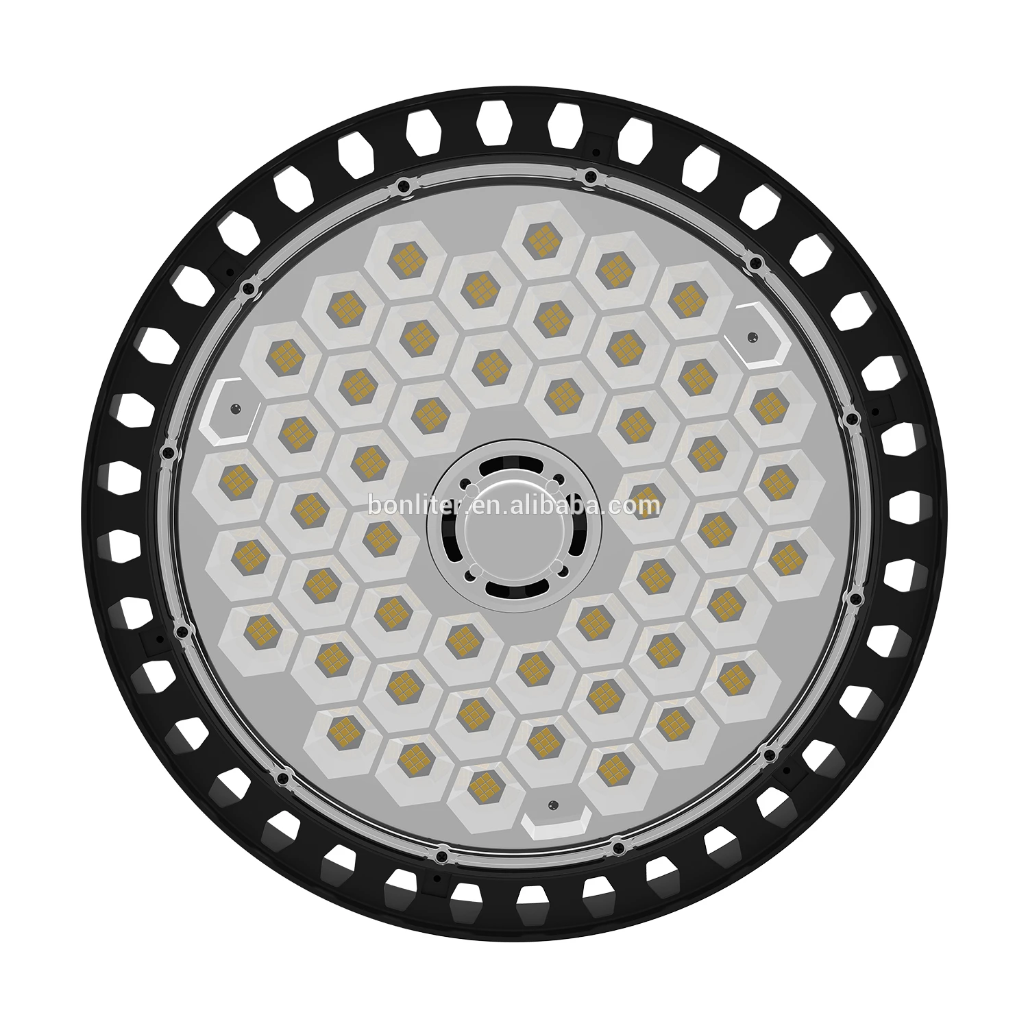 DLC Approval 200W Honeycomb LED UFO High Bay Light low glare&lt;19 Contemporary Style Industrial lamp Working light