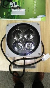 DMX512 Energy saving waterproof ip65 aluminum RGB outdoor projection light 12W led spotlight