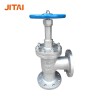 DN80 Stainless Steel Low Pressure Non Rising Angle Pattern Globe Valve