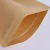 Import dog food packaging paper bag resealable zipper snack food brown  food packaging bags rice paper kraft coffee bag from China