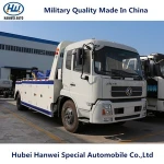 Dongfeng Tianjin high quality 15T capacity towing wrecker vehicle breakdown recovery truck