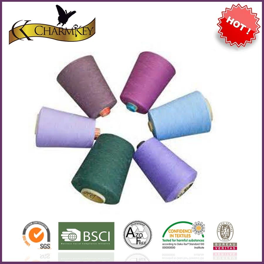 Dope color 100 polypropylene textured yarn for sewing
