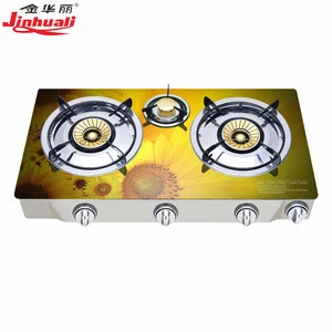 Double Burner Tabletop Biogas Cooker/gas Stove