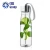 Double wall glass stainless steel tea infuser, tea cup glass water bottle with infuser , sports glass water bottle with silicone