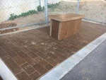 Durable Customized Decorative movable sitting outdoor table bench