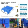 Durable warehouse nestable stacking pallet heavy duty rack stainless steel HDPE  hygienic plastic Pallet for  Food and transport