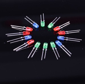 DY 5mm Superbright Transparent Straw Hat LED RGB Slow Flash Automatic 5 mm DIP Light Emitting Diode LED Diode