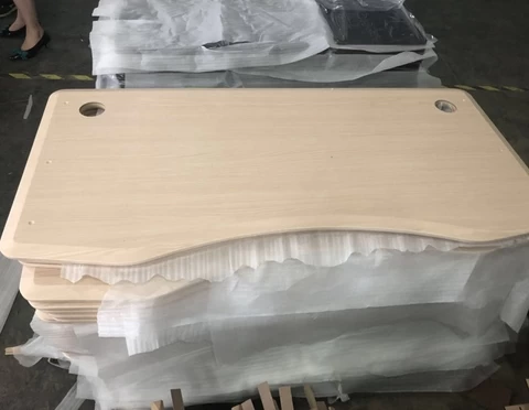 Buy E0 Level Mdf Bamboo Solid Wood Office Computer Table Top For Desk ...