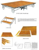 Easy Lay Wooden Portable Dance Floor For Events
