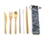 Import Eco Friendly Bamboo Kitchen Accessories Tableware Utensils Dinnerware Set Cookware Set Cutlery Set from China