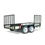 Ecocampor Galvanized Steel Flat Tile Dump Kayak Trailer Kit Golf Cart Utility Trailer for sale