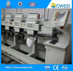 Economical and practical 6 head embroidery machine