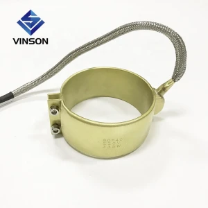 Electric iron heating element  230v 300w/400w brass nozzle mica ring heater Brass Nozzle Electric Band heater