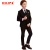 Import ELPA high quality black slim fit three piece boys dress formal coat pant suits from China