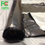 Environmental Protection mulch film for agriculture /perforated plastic mulch film/Low silver black perforated LDPE Mulch Film