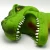 Import Environmental protection TPR plastic Jurassic Tyrannosaurus Rex dinosaur puppet toy children&#39;s story props from China