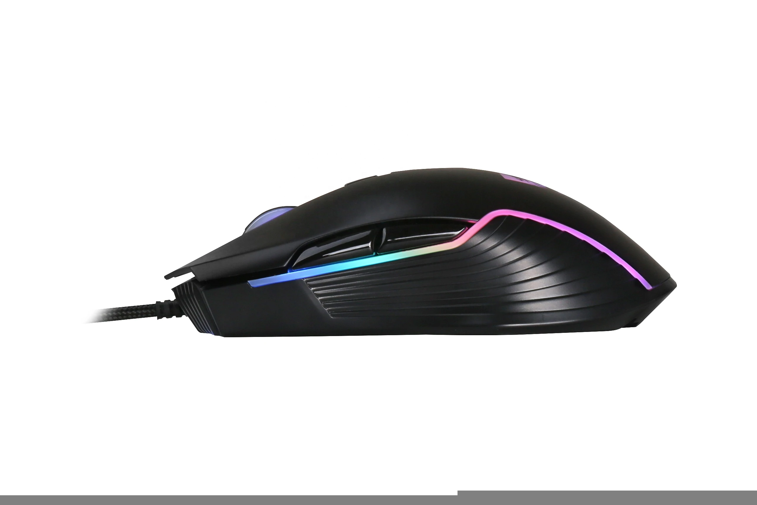 Ergonomic design 8D gaming mouse Rainbow flowing backlight mouse rgb mouse for gamer