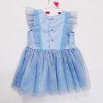 Europe and America Summer baby girl baby short sleeve starfish mesh pure cotton triangle climbing skirt