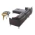 Import European Design Fabric Corner living room Sofa Set Designs With Stainless Steel Legs from China