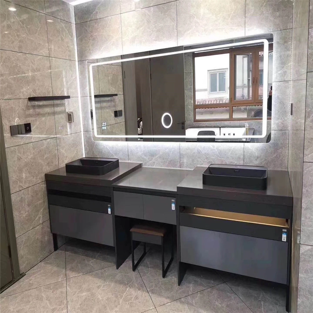 European Modern Bathroom Vanity,Bathroom Furniture,Large size sintered stone Bathroom Cabinet