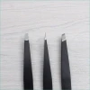 Eyebrow Tweezers High Quality Steel Black Tweezers set