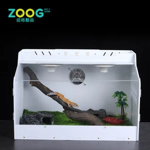 Factory custom clear acrylic reptile terrarium cage for sale