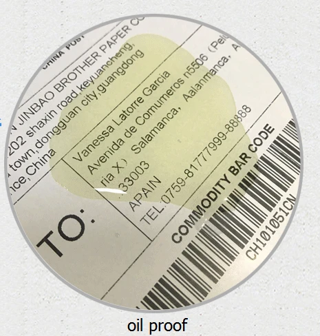 factory direct 4x6 thermal transfer label 100mm*150mm shipping labels