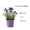 Factory direct sale potted flowers silver round head soil pH meter