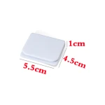 Factory direct sales Plastic ABS Square Portable and simple Unique Shower Curtain Strong Paste Hook buckle