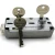 Import Factory direct supply WTS-01 Changeable safe deposit box lock with dual nose from China