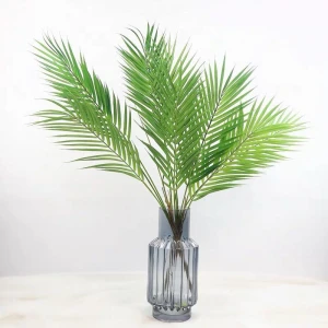 Factory direct wholesale artificial flowers and plants outdoor decoration palm leaves