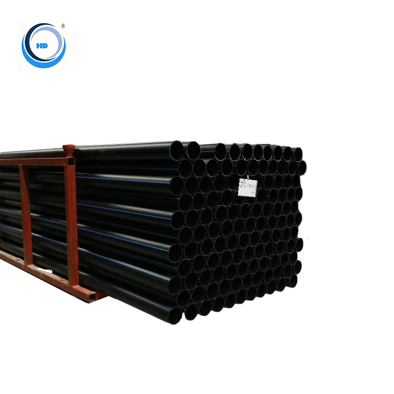 Factory  High Pressure Hdpe Plastic Tube  Price  Irrigation Corrugated Black PE 100  Water Pipe
