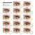 Import Factory price 14 colors contact lens fashion style colored contact lenses from China