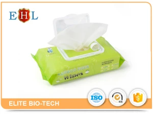 Factory Price  Disposable Biodegradable Bamboo Tender 99% Pure Water Unscented Baby Wet Wipes