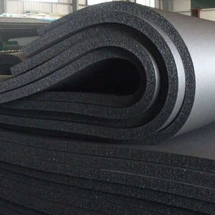 Factory Price Nbr Rubber Foam Sheet Material Foam Laminated With Black Neoprene Fabric