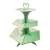 Factory price Party DIY Round Display Stand Foldable 3 tier Paper cardboard cupcake holder stand for Wedding Decorations