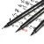 Import Factory price wholesale black fine tip calligraphy brush pen from China