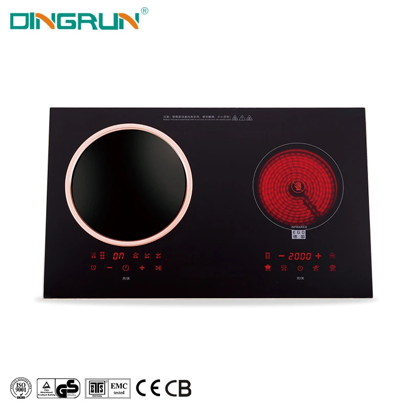 Factory Sale Pegean Induction Cooktop Cooker Two Hob Cuisine Induction Wok With 2 Zone