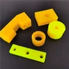Factory supplies 90A shore high wear-resistant and shock-absorbing yellow polyurethane PU parts / bushing/gasket