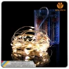 Factory supplying battery or plug powered led holiday twinkle lights micro led copper wire string lights