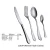 Import Factory wholesale 24 pcs dinner knife fork spoon set gift with wood box stainless steel cutlery set from China