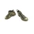 factory wholesale high quality metal brass sneaker 3D aj1 aj6 shoe keychain copper crafts