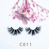 Factory wholesale price 25mm 3d mink eyelashes real siberian mink 25mm lashes with customize own brand box