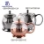 Import Factory Wholesale Pyrex Heat Resistant Borosilicate Water Kettle With Lid Glass Tea Pot With Ceramic Stainless Steel Infuser from China