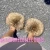 Import Factory Wholesale Soft Real Raccoon Fur Slippers Fox Fur Slides for Women and Kid from China