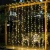 Import Fashion 300 LED Solar Curtain Light String Outdoor Waterproof Garden Birthday Party Solar Starry Star Fairy Garland Light from China