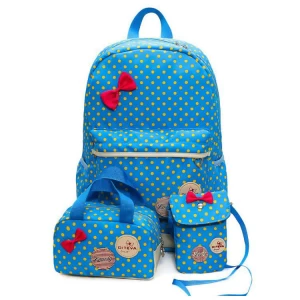 Fashion Cute Girls Kids Children School Bags Backpacks 3pieces Sets