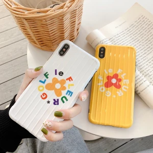 Fashion Golf le Fleur phone case high quality yellow and white mobile phone bags&amp;cases