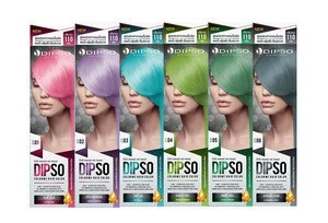 Fashion hair dye, Plastel color tone.
